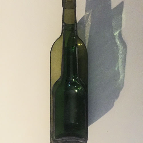 I was a bottle: Glas-Flaschen - Lampen und Leuchten, Laternen, Gläser, Vasen und Schalen aus Glas: Flaschen-Schalen
